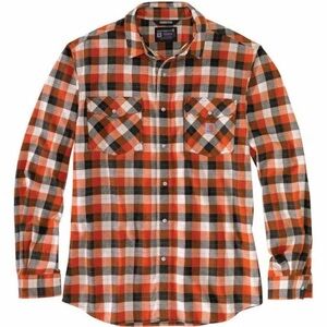 Carhartt Rugged Flex Shirt Men’s XXL Tall Plaid Flannel Long Sleeve Pearl Snap